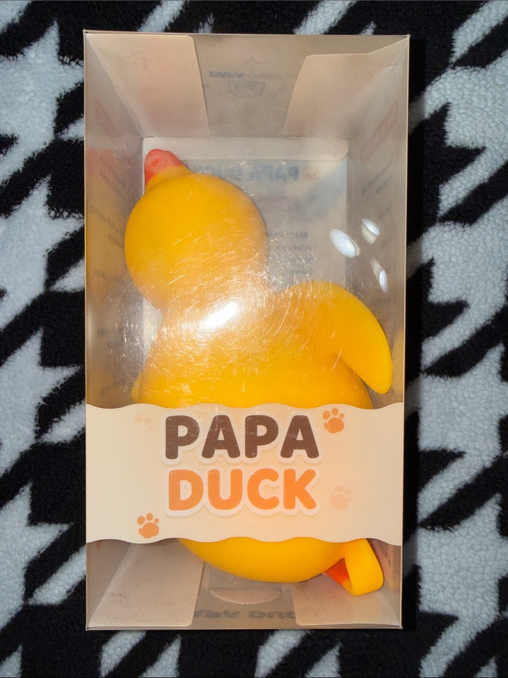 Yellow Papa Duck Squish Toy